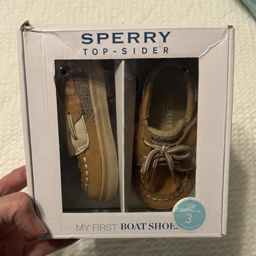 Sperry Kids Brown Moccasins